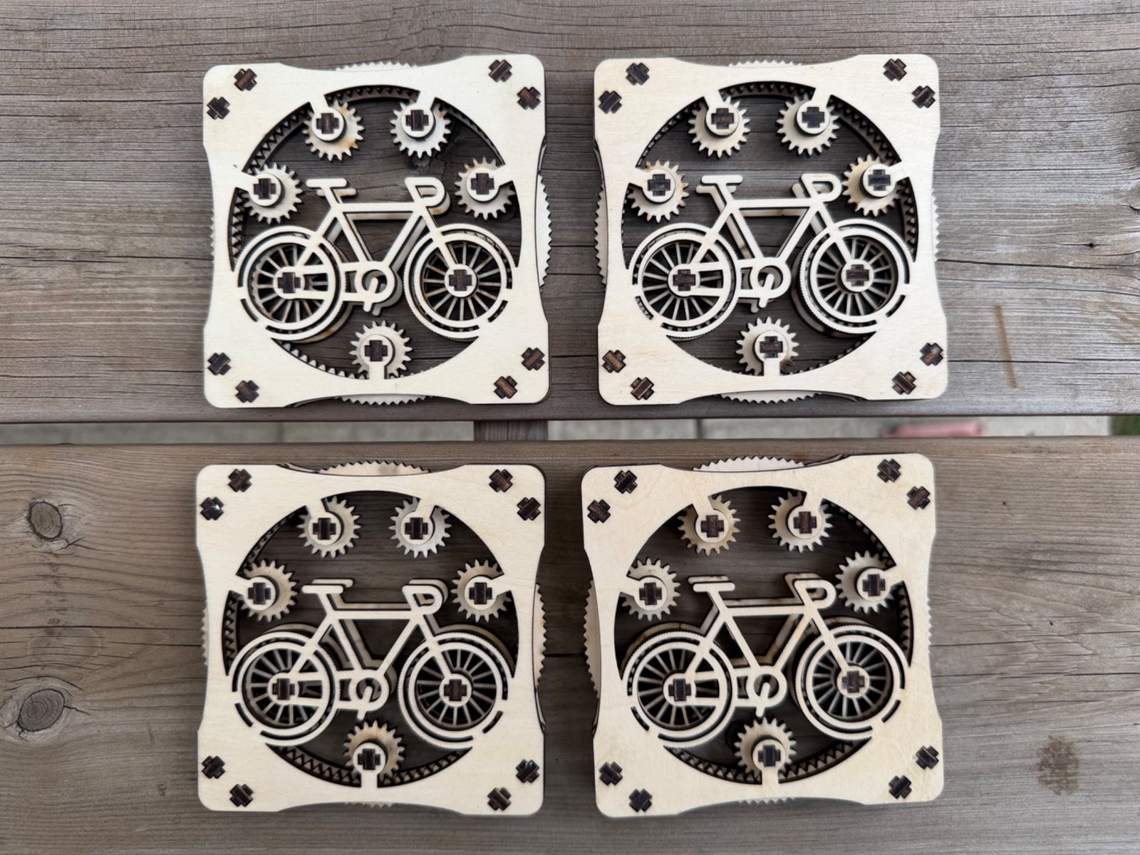Coasters made by On The Mark